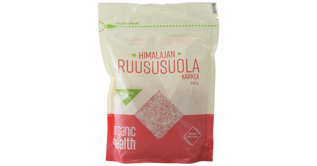 Organic Health himalajan ruususuola karkea 500g | S-kaupat ruoan  verkkokauppa