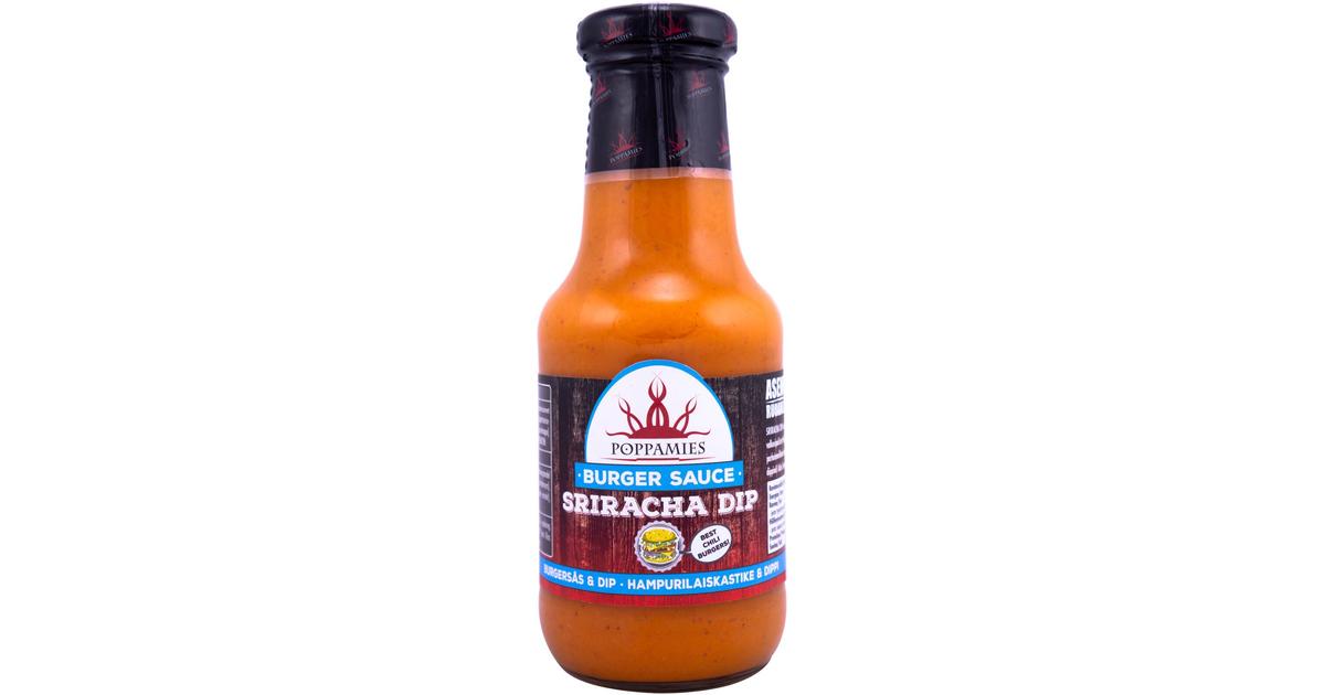 Poppamies Sriracha Dip Burger sauce 320g | S-kaupat ruoan verkkokauppa