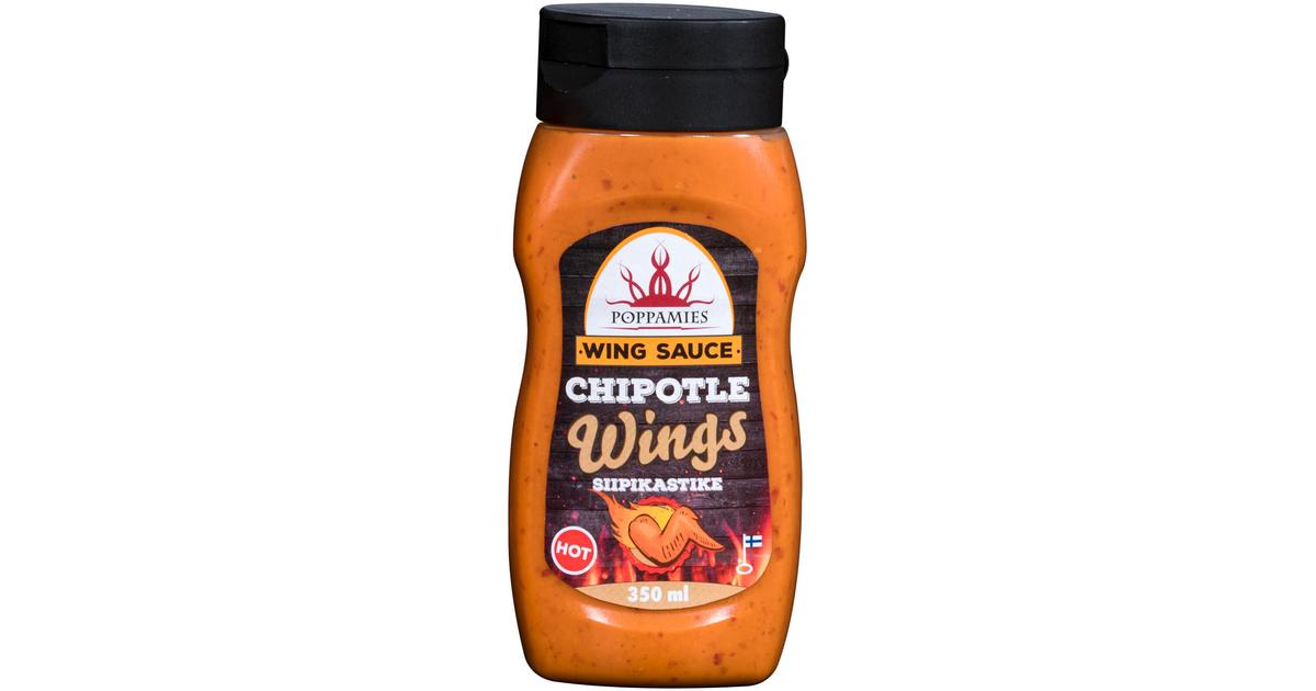 Poppamies Wing sauce chipotle siipikastike 340g | S-kaupat ruoan  verkkokauppa