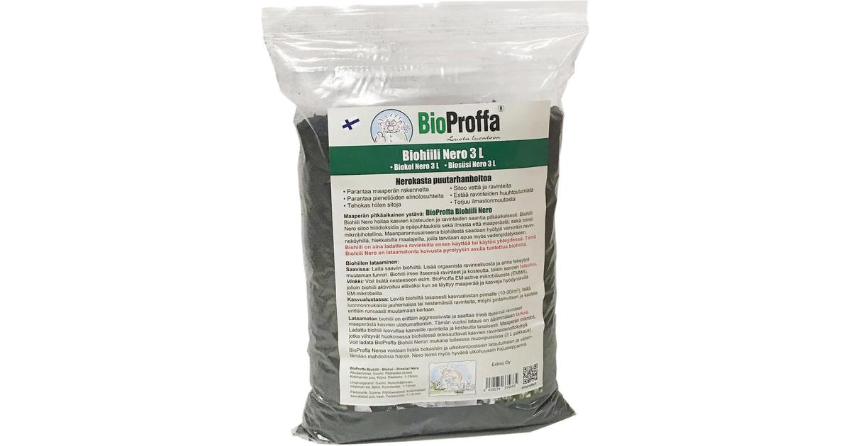 Bioproffa Biohiili Nero 1–15 mm 3 L | S-kaupat ruoan verkkokauppa