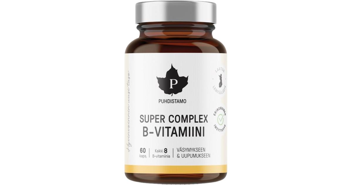Puhdistamo Super Complex B-vitamiini 60 kapselia | S-kaupat ruoan  verkkokauppa