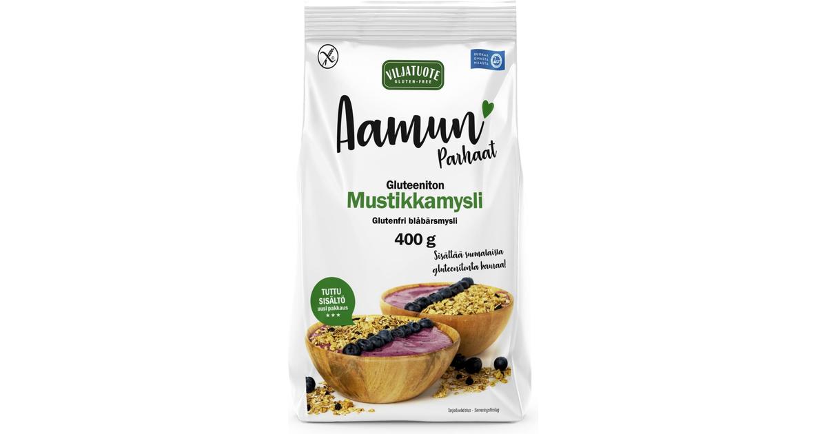 Virtasalmen Viljatuote Gluteeniton Mustikka Mysli 400g | S-kaupat Ruoan ...