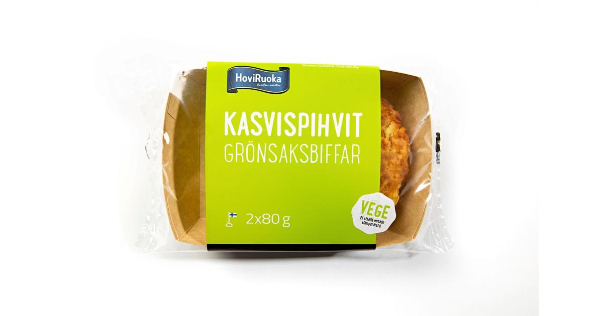 HoviRuoka Vege Kasvispihvi 2x80g | S-kaupat ruoan verkkokauppa