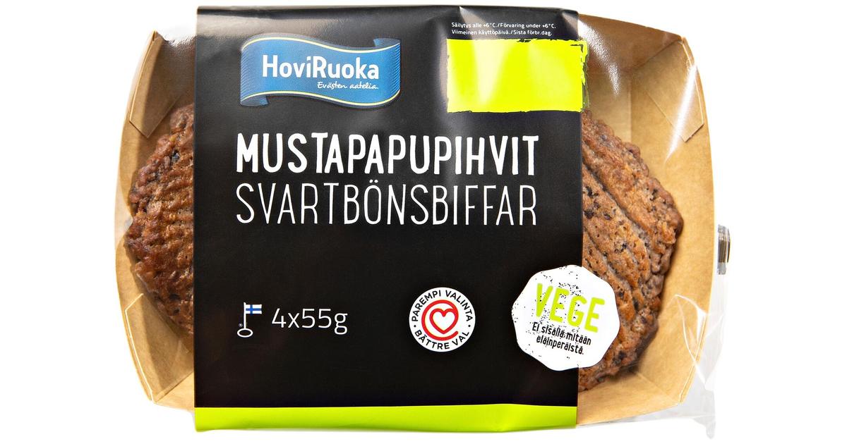 HoviRuoka Mustapapupihvi 220g/4kpl | S-kaupat ruoan verkkokauppa