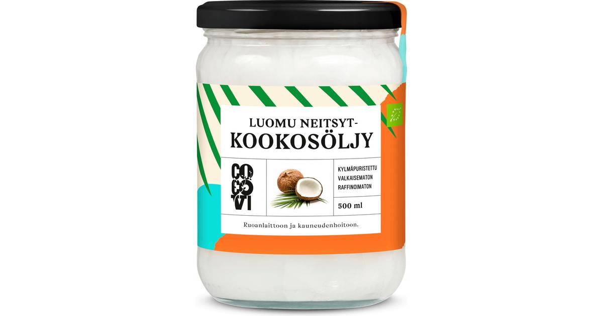 CocoVi Luomu Kylmäpuristettu Kookosöljy 500 ml | S-kaupat ruoan verkkokauppa