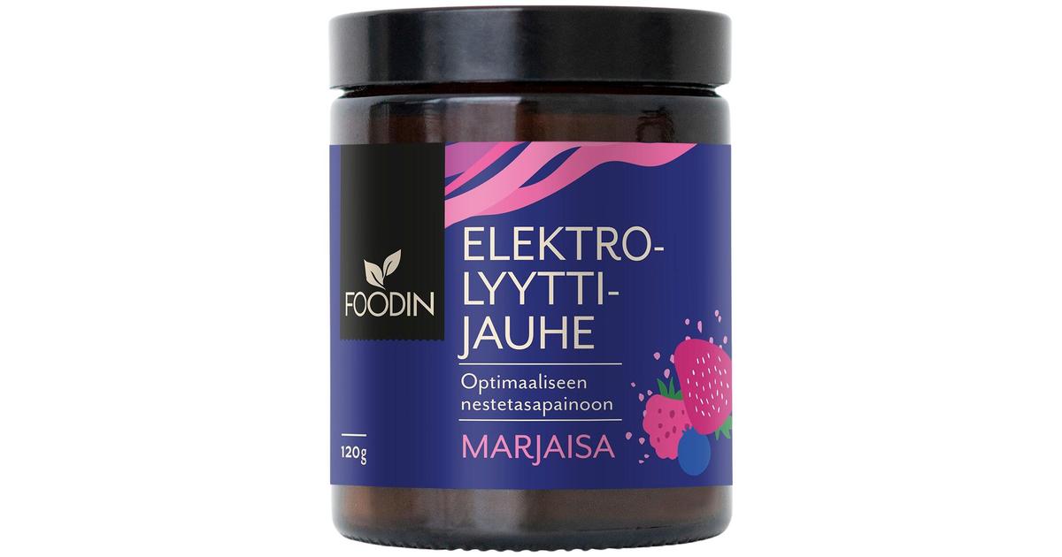 Foodin Elektrolyyttijauhe Marjaisa 120g | S-kaupat ruoan verkkokauppa