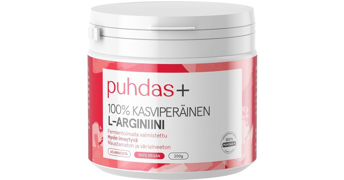 Puhdas+ Kasviperäinen L-Arginiini 200g | S-kaupat ruoan verkkokauppa