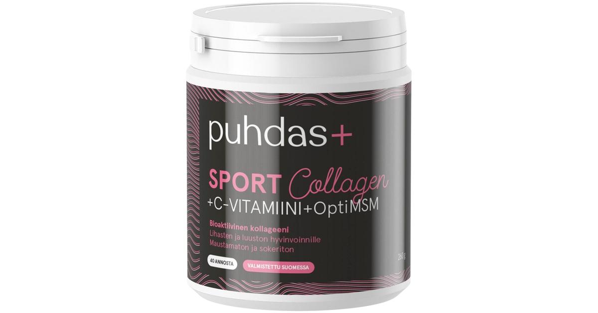 Puhdas+ Sport Collagen & C-vitamiini & OptiMSM 260g | S-kaupat ruoan  verkkokauppa