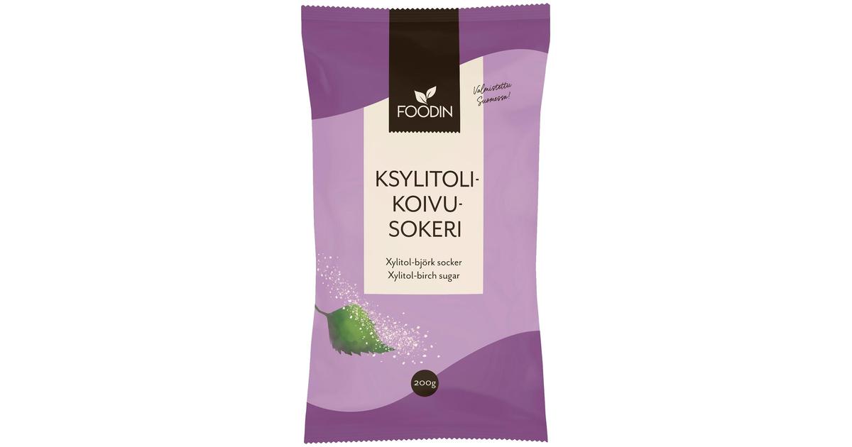 Foodin Ksylitoli- Koivusokeri 200g | S-kaupat ruoan verkkokauppa