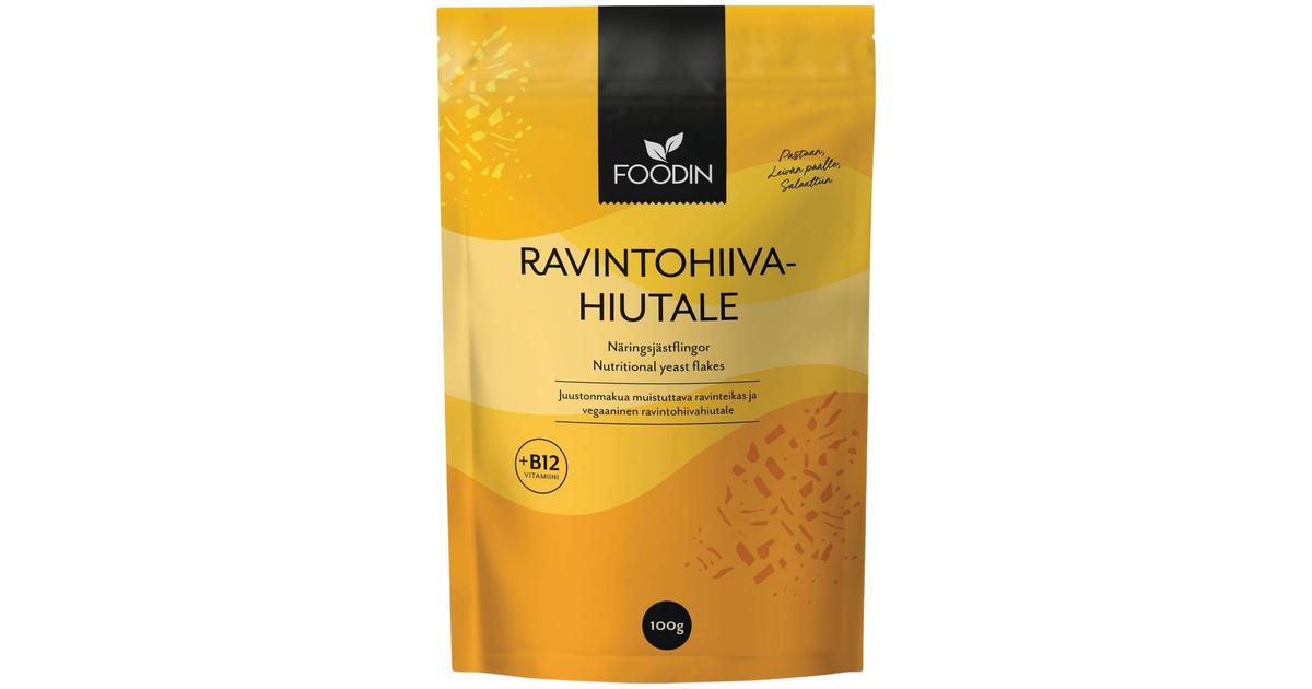 Foodin ravintohiivahiutale 100g | S-kaupat ruoan verkkokauppa