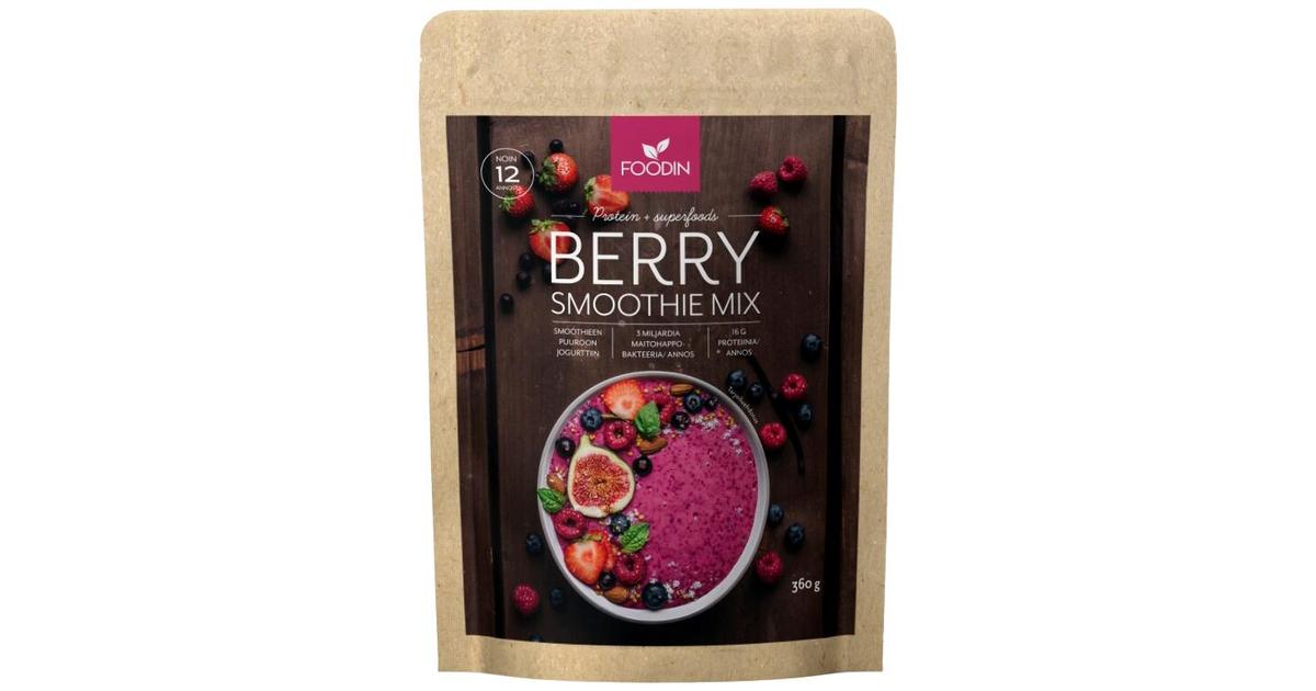 Foodin Smoothie mix Berry 360g | S-kaupat ruoan verkkokauppa