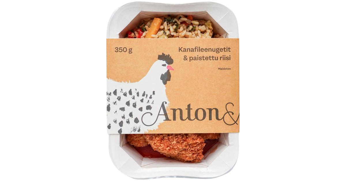 Anton&Anton Rapeat fileenugetit, fried rice ja hapanimeläkastike | S-kaupat  ruoan verkkokauppa