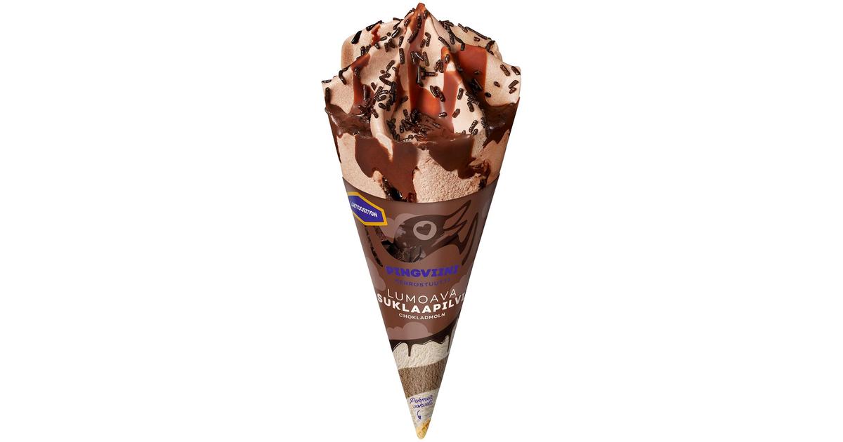 Pingviini Suklaapilvi Laktoositon jäätelötuutti 67g/110ml | S-kaupat ruoan  verkkokauppa