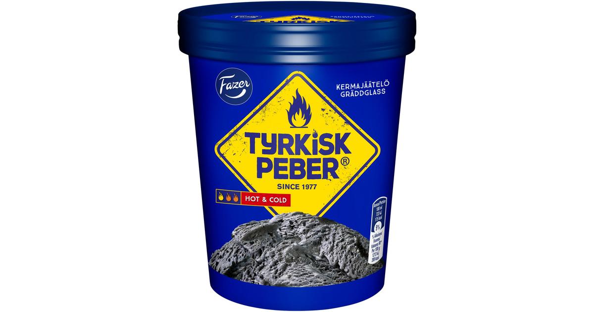 Fazer Tyrkisk Peber kermajäätelö 290g/480ml | S-kaupat ruoan verkkokauppa