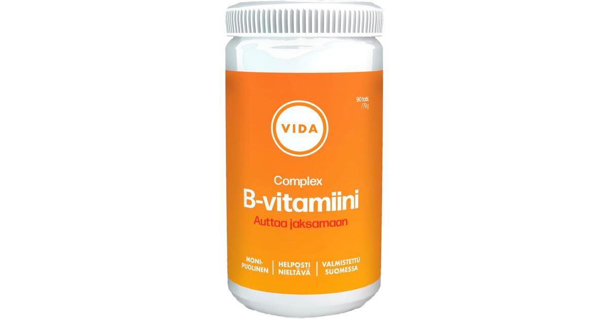 Vida B-vitamiinivalmiste Complex B-vitamiini 90 tablettia / 79 g | S-kaupat  ruoan verkkokauppa