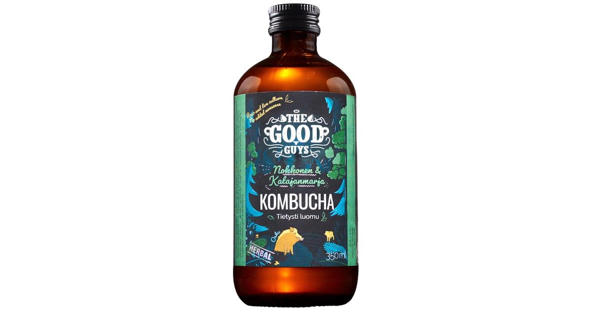 The Good Guys Nokkonen & Katajanmarja yrttikombucha 350ml | S-kaupat ruoan  verkkokauppa