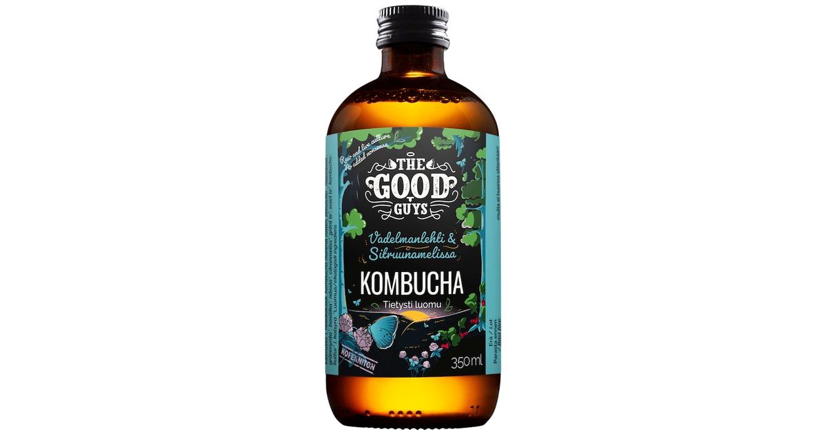 The Good Guys Vadelmanlehti & Sitruunamelissa luomukombucha 350ml |  S-kaupat ruoan verkkokauppa