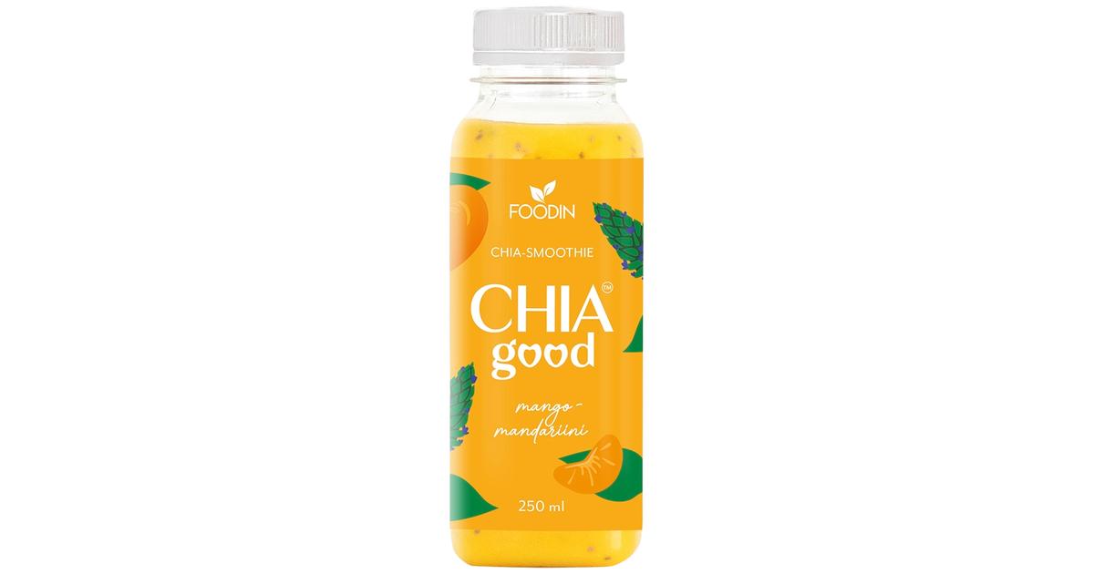 Foodin Chia Good mango-mandariini smoothie, 250ml | S-kaupat ruoan  verkkokauppa