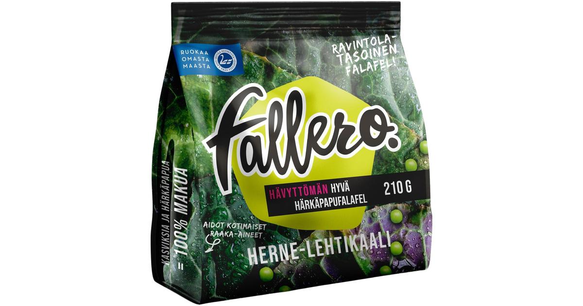 Fallero Herne-lehtikaali Härkäpapufalafel 210 g | S-kaupat ruoan  verkkokauppa