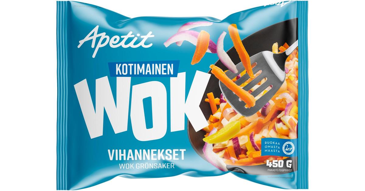 Apetit Kotimainen Wok Vihannekset pakaste 450g | S-kaupat ruoan verkkokauppa