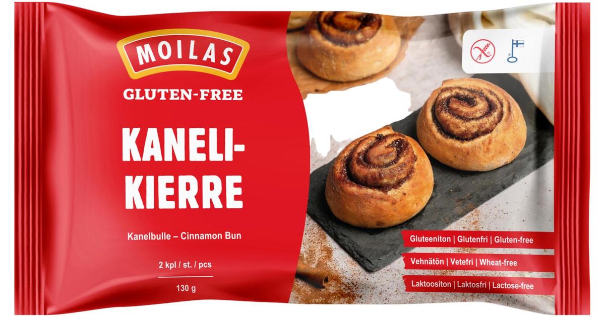 Moilas Gluten-Free Kanelikierre 2kpl/130g kypsä pakaste | S-kaupat ruoan  verkkokauppa