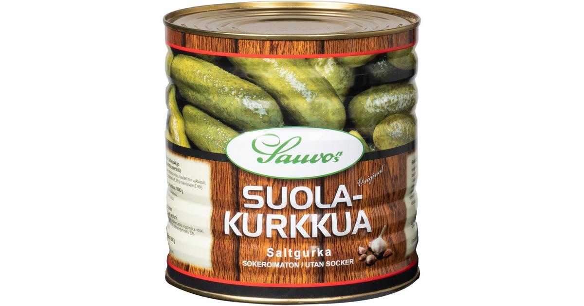 Sauvon 2,9/1,6 kg Suolakurkkua | S-kaupat ruoan verkkokauppa