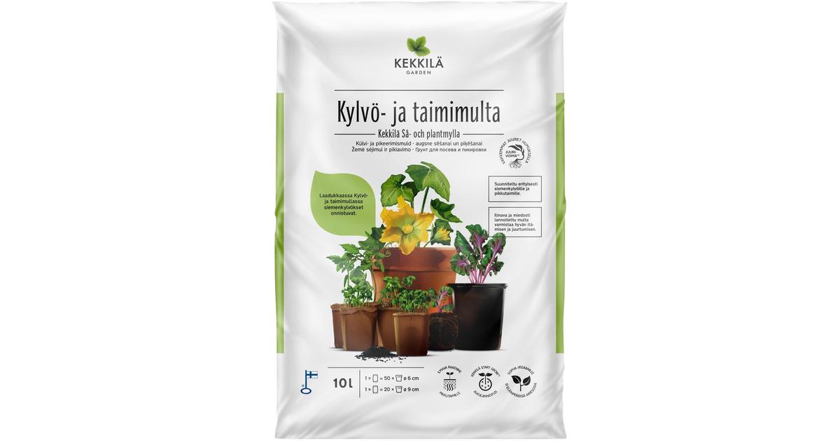 Kekkilä Kylvö- ja taimimulta 10 L | S-kaupat ruoan verkkokauppa