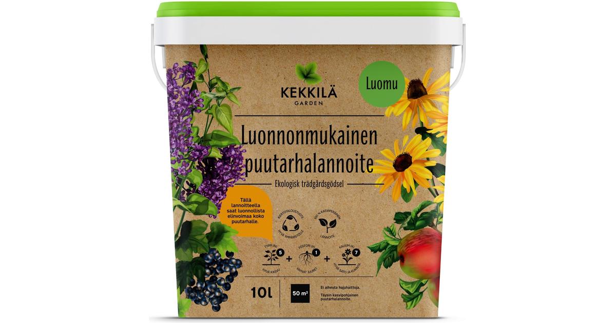 Kekkilä Luonnonmukainen Puutarhalannoite 10 L | S-kaupat ruoan verkkokauppa