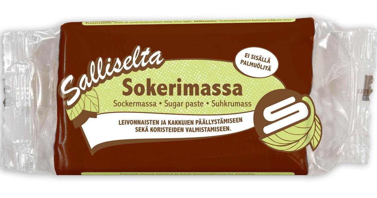 Salliselta Sokerimassa suklaanmakuinen ruskea 250g | S-kaupat ruoan  verkkokauppa