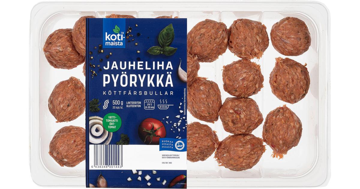 Kotimaista jauhelihapyörykkä 500g | S-kaupat ruoan verkkokauppa