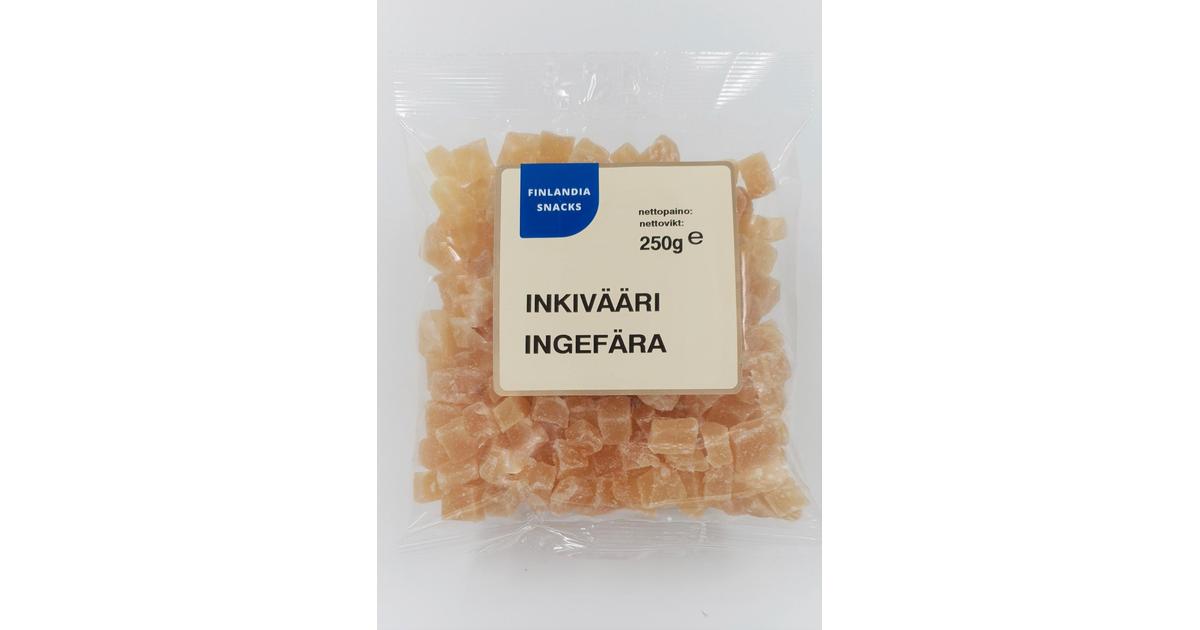 Finlandia Snacks sokeroitu Inkivääri 250g | S-kaupat ruoan verkkokauppa