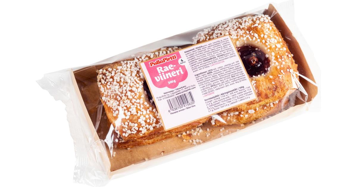 Pulla-Pirtti Raeviineri 4/300g laktoositon täyteviineri | S-kaupat ruoan  verkkokauppa