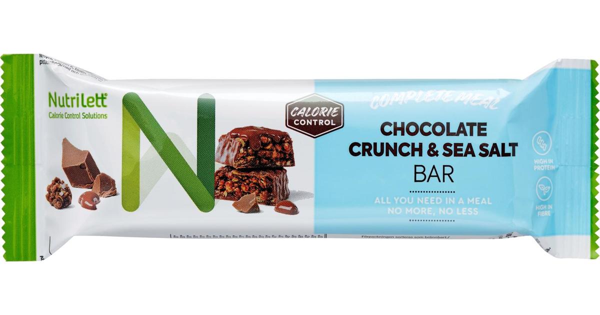 Nutrilett Chocolate Crunch & Sea Salt bar Suklaacrunchpatukka merisuolalla  atreriankorvikepatukka 60g | S-kaupat ruoan verkkokauppa