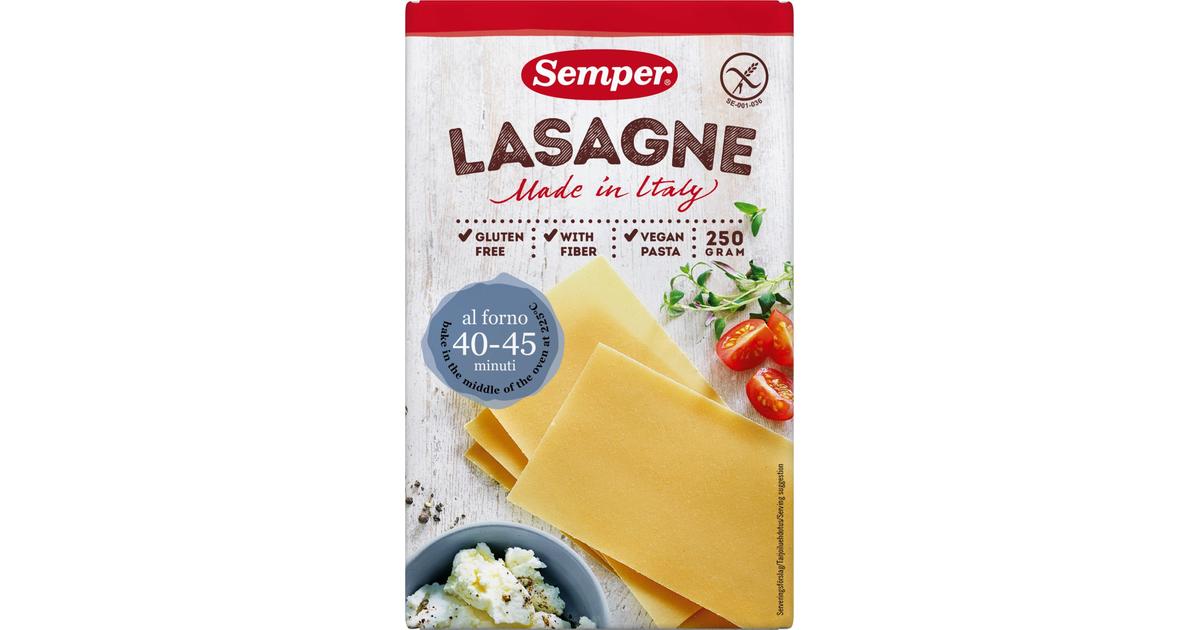 Semper Gluteeniton Lasagne pasta 250g | S-kaupat ruoan verkkokauppa