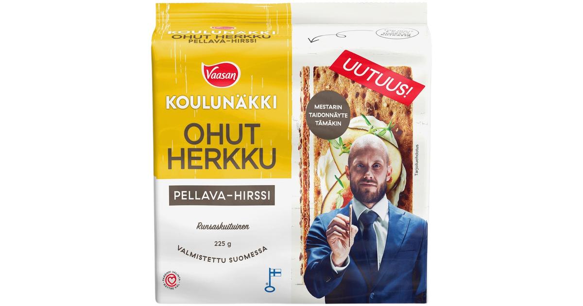 Vaasan Koulunäkki Ohut herkku Pellava & Hirssi 225g | S-kaupat ruoan  verkkokauppa