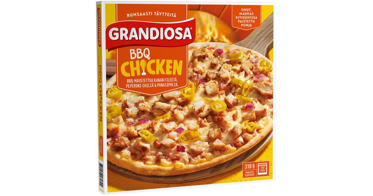 Grandiosa BBQ Chicken Kiviuuni Pakastepizza 310g S kaupat Ruoan 