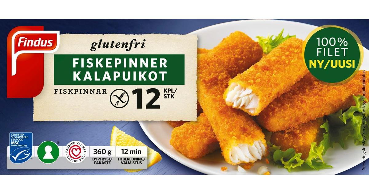 Findus Gluteenittomat kalapuikot MSC 360g, pakaste | S-kaupat ruoan  verkkokauppa