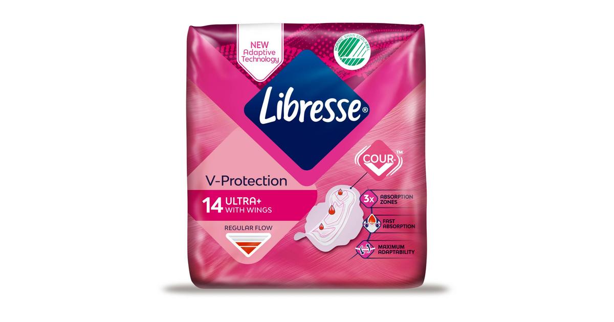 LIBRESSE side Ultra+ Wings regular 14 kpl | S-kaupat ruoan verkkokauppa