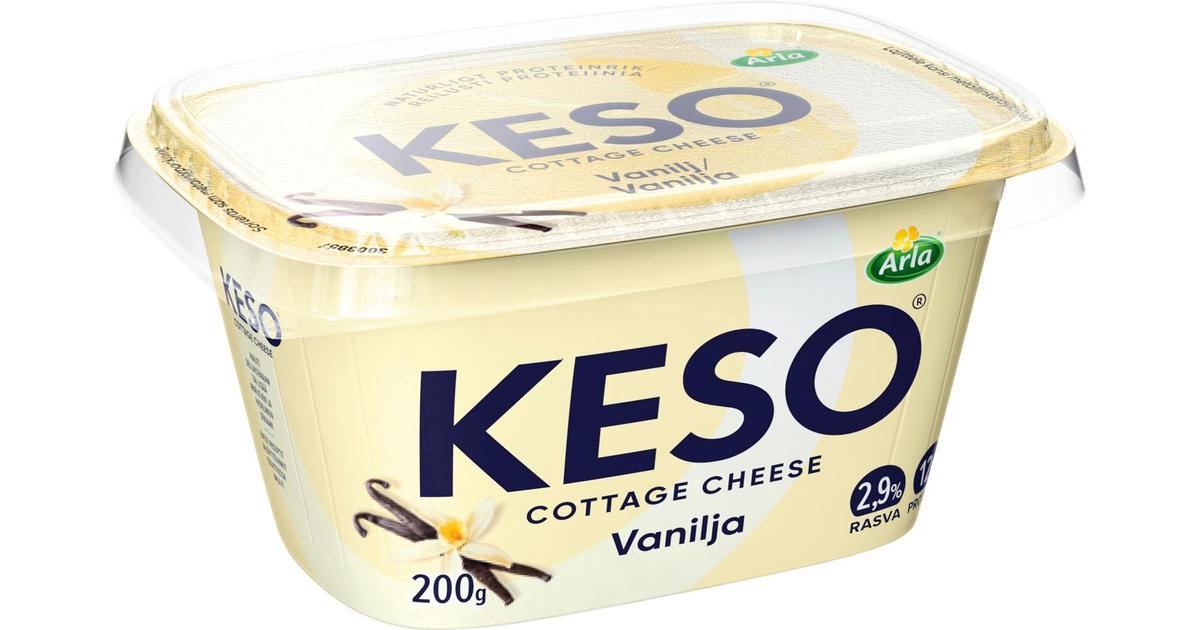 Arla Keso raejuusto vanilja 200 g | S-kaupat ruoan verkkokauppa