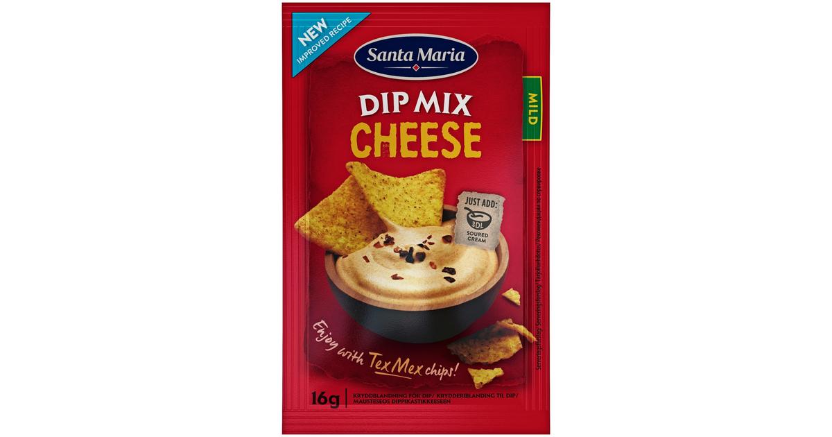 Santa Maria Dip Mix Cheese mausteseos 16 g | S-kaupat ruoan verkkokauppa