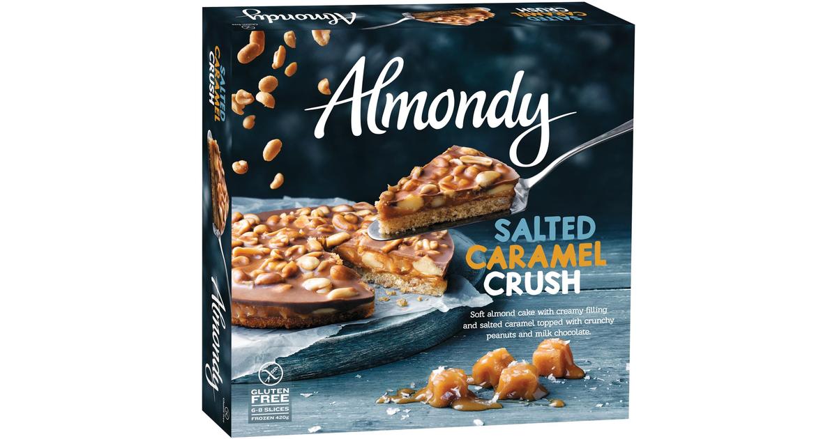 Almondy Salted Caramel Crush Cake 420g | S-kaupat ruoan verkkokauppa