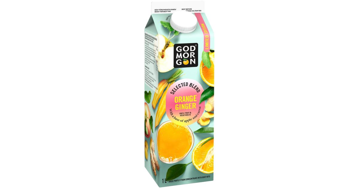 God Morgon Selected Blend Appelsiini-omena-porkkana-inkivääri-sitruuna  täysmehu 1 L | S-kaupat ruoan verkkokauppa