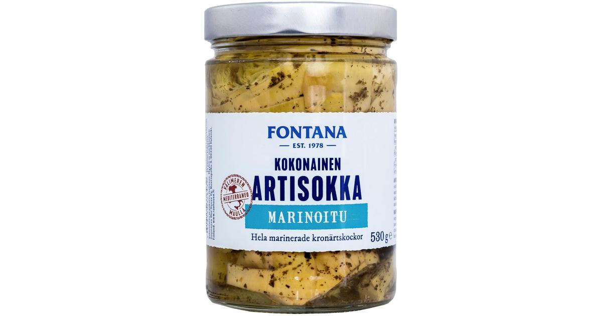 Fontana Artisokka 530g Kokonainen ja Marinoitu | S-kaupat ruoan verkkokauppa