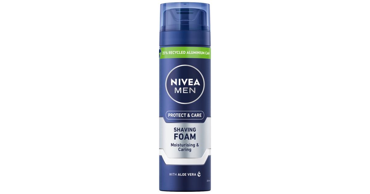 NIVEA MEN 200ml Protect & Care Moisturising Shaving Foam -partavaahto |  S-kaupat ruoan verkkokauppa