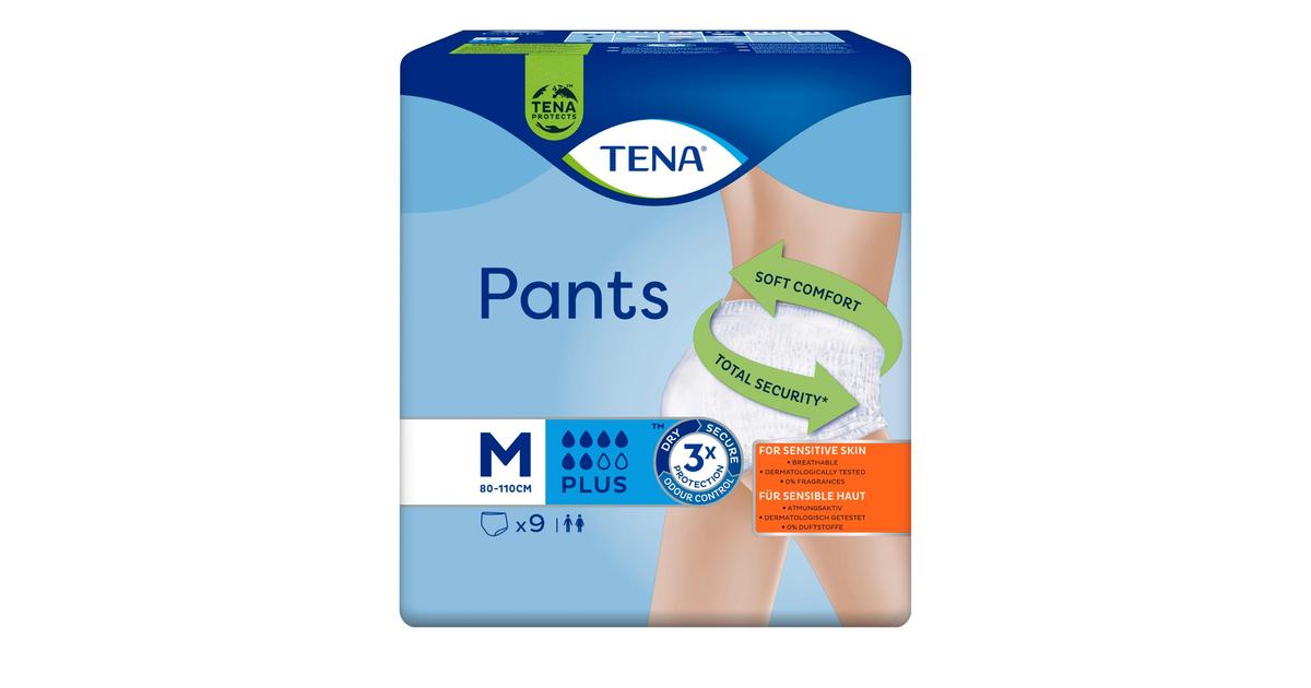 Tena Pants Plus Medium Inkontinenssihousut 9 kpl | S-kaupat ruoan  verkkokauppa