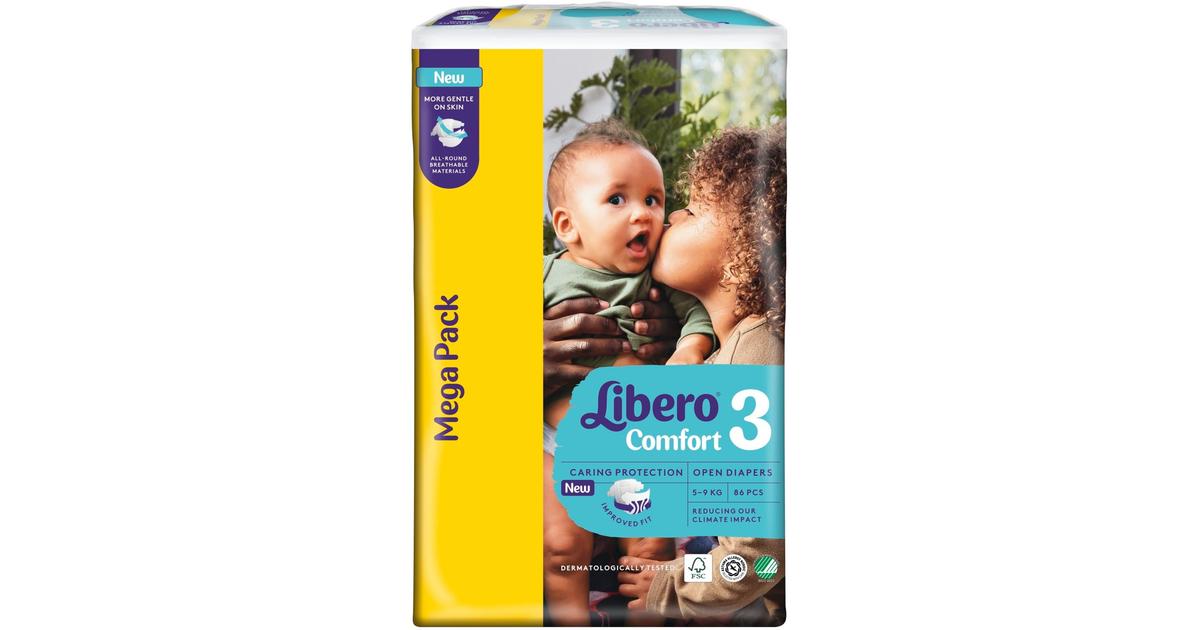 Libero Comfort teippivaippa koko 3, 5-9 kg, 86 kpl | S-kaupat ruoan  verkkokauppa