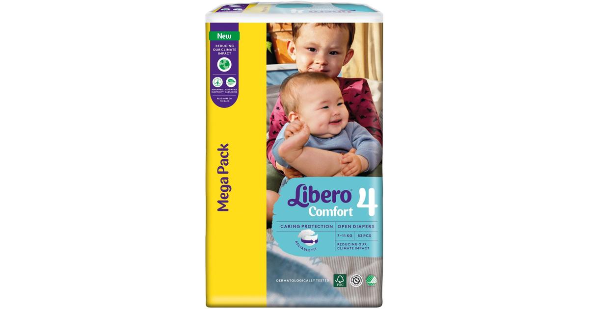 Libero Comfort teippivaippa koko 4, 7-11 kg, 82 kpl | S-kaupat ruoan  verkkokauppa