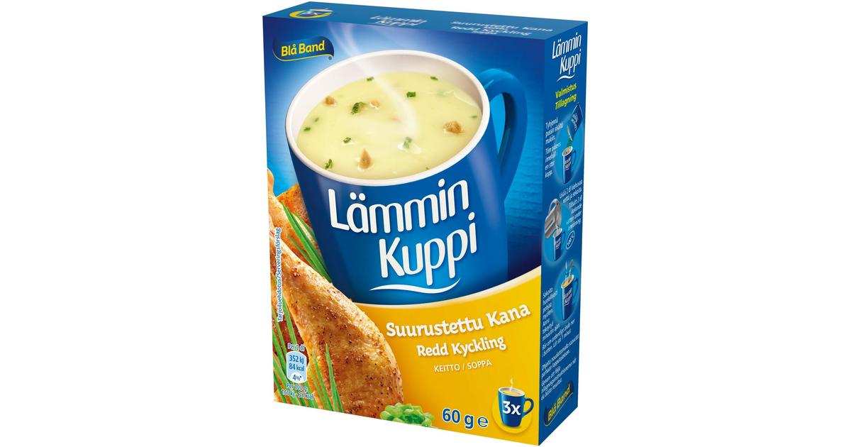 Blå Band Lämmin Kuppi laktoositon Suurustettu Kanakeitto 3x20g | S-kaupat  ruoan verkkokauppa