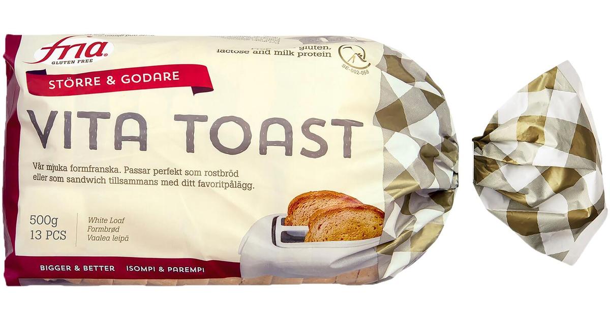 Fria Vaalea leipä 500g gluteeniton pakaste viipale x 6 | S-kaupat ruoan  verkkokauppa