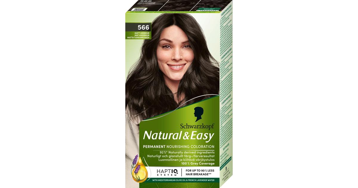 Schwarzkopf Natural And Easy 566 Matta Tuhkanruskea Hiusväri S Kaupat Ruoan Verkkokauppa 0625